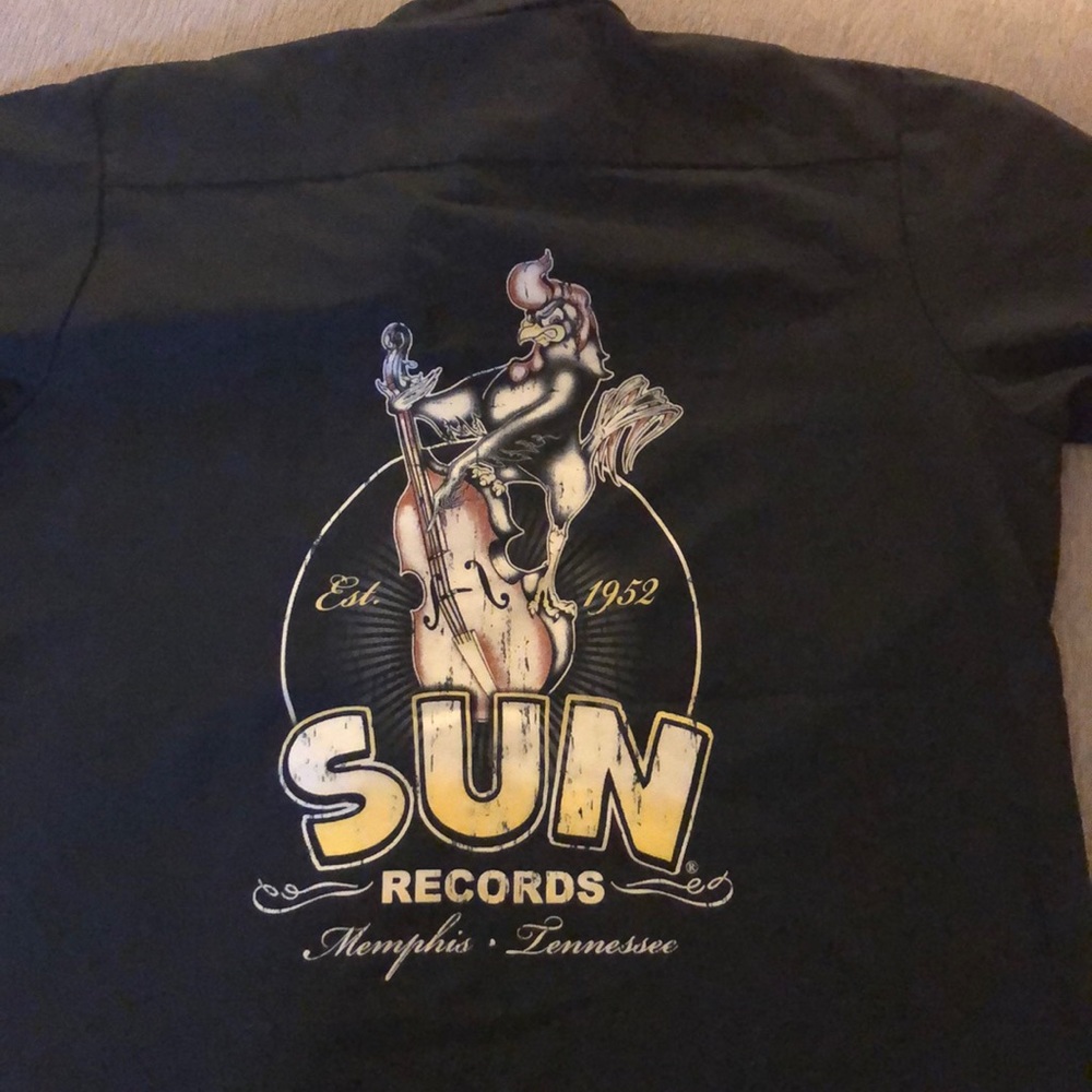 Red Kap mechanics shirt Sun Records